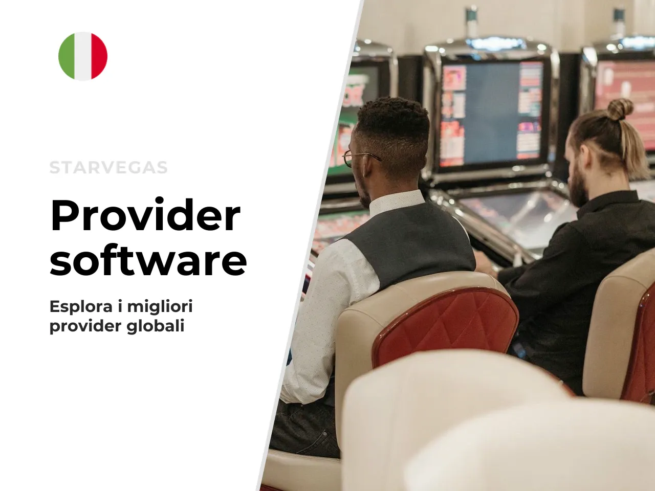 Provider software presenti su Starvegas. Sebbene