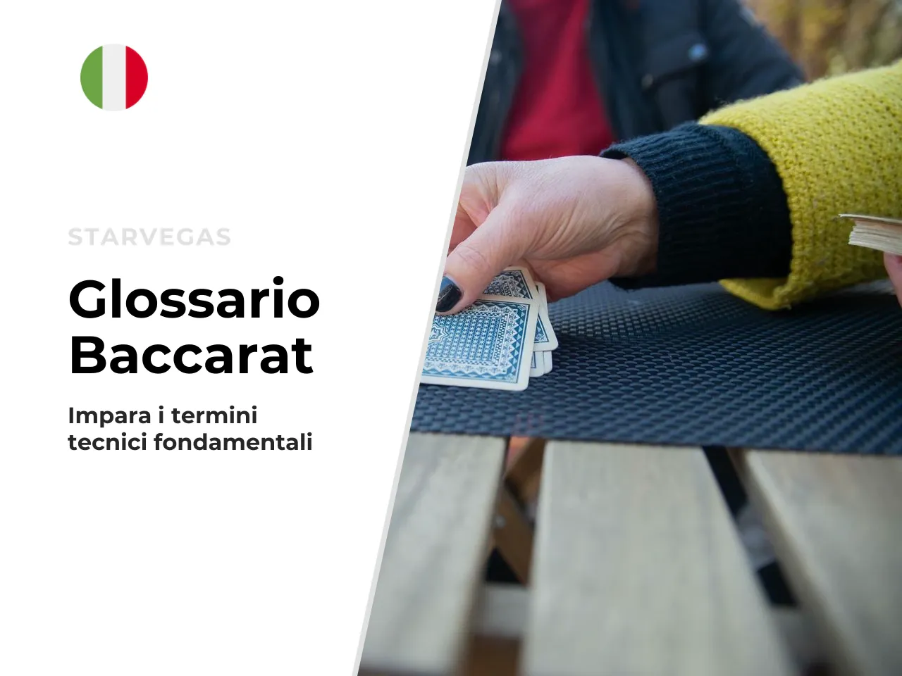 Glossario essenziale del baccarat. Prima di