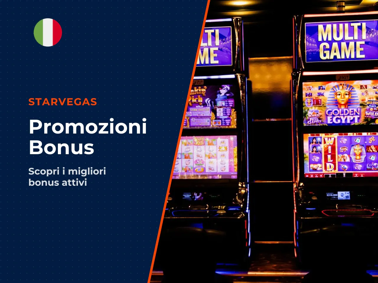 Bonus di benvenuto, free spin e promo senza deposito