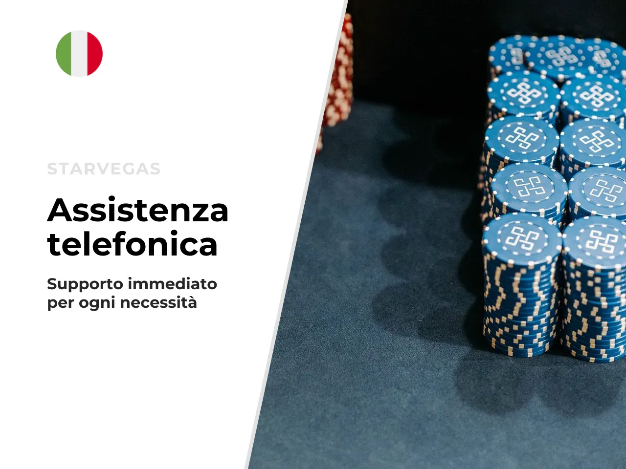 Supporto telefonico per questioni urgenti. Il