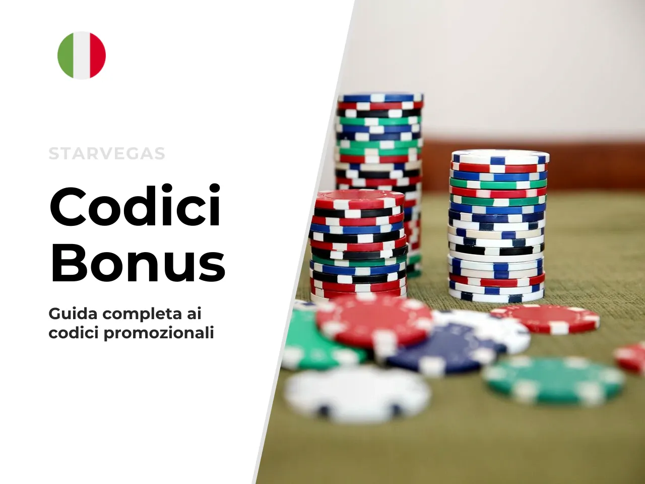Codice singolo, codici bonus StarVegas e