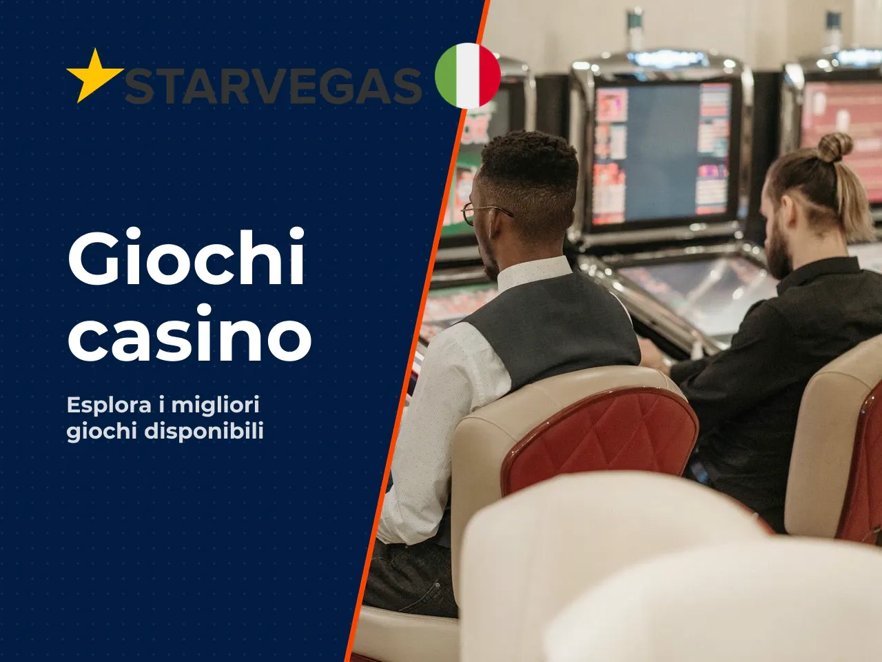 Giochi disponibili su StarVegas: slot, live e tavoli