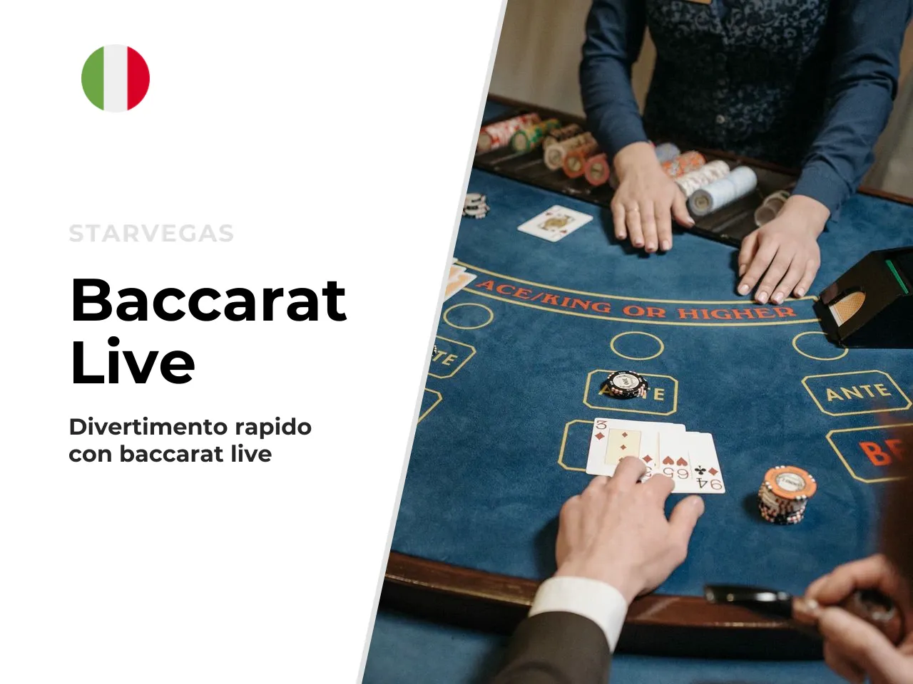 Speed Baccarat e altre varianti live