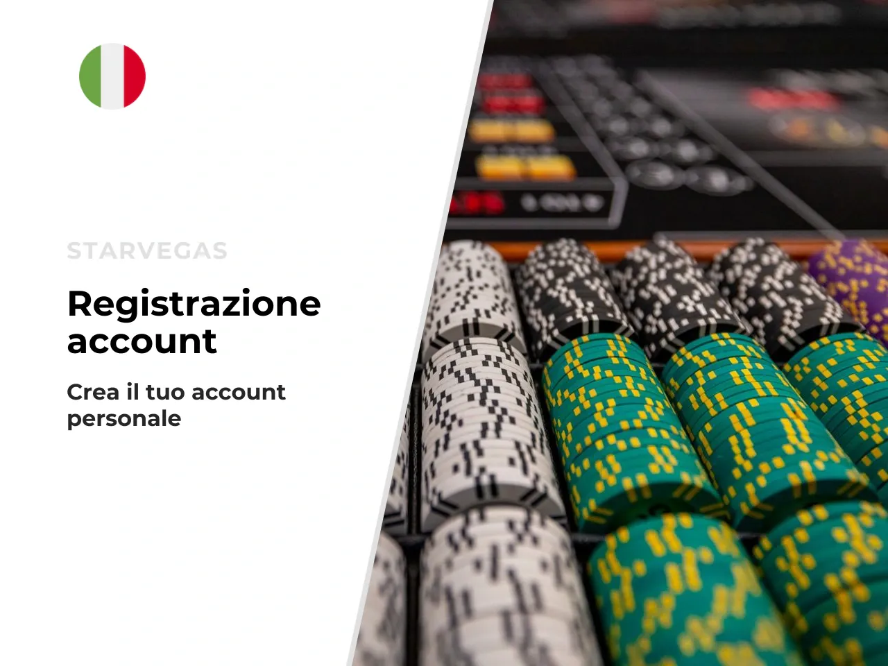 Registrazione e login su Starvegas come