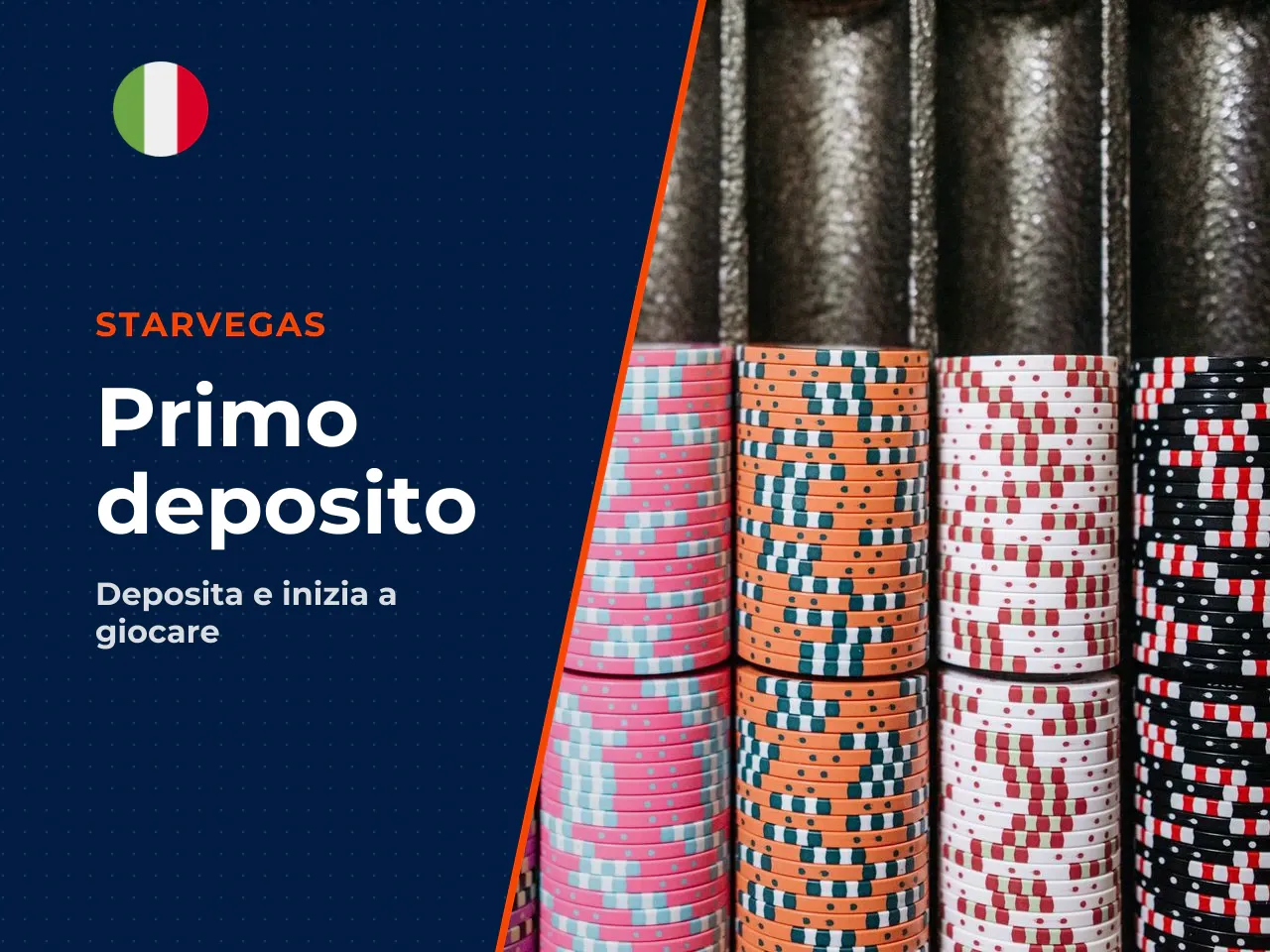 Primo deposito, scelta del bonus e avvio del gioco