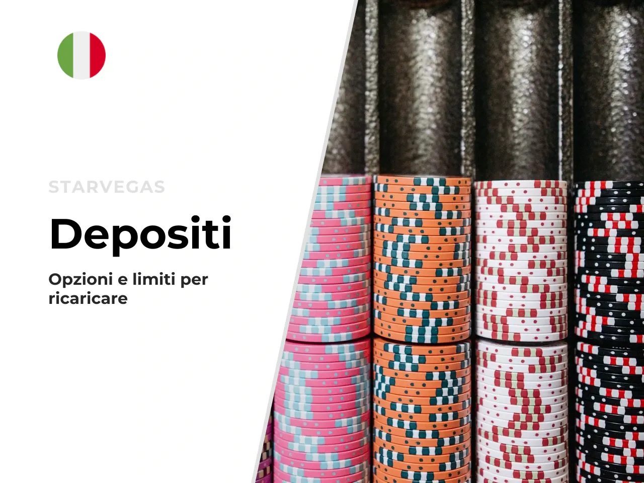 Deposito opzioni disponibili e soglie operative