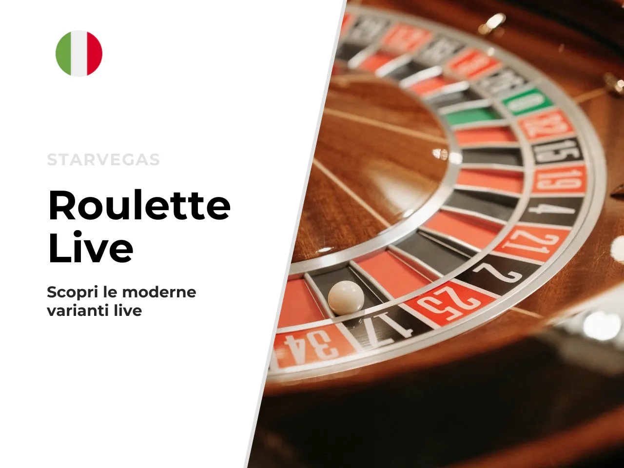 Varianti live e speciali. Le roulette
