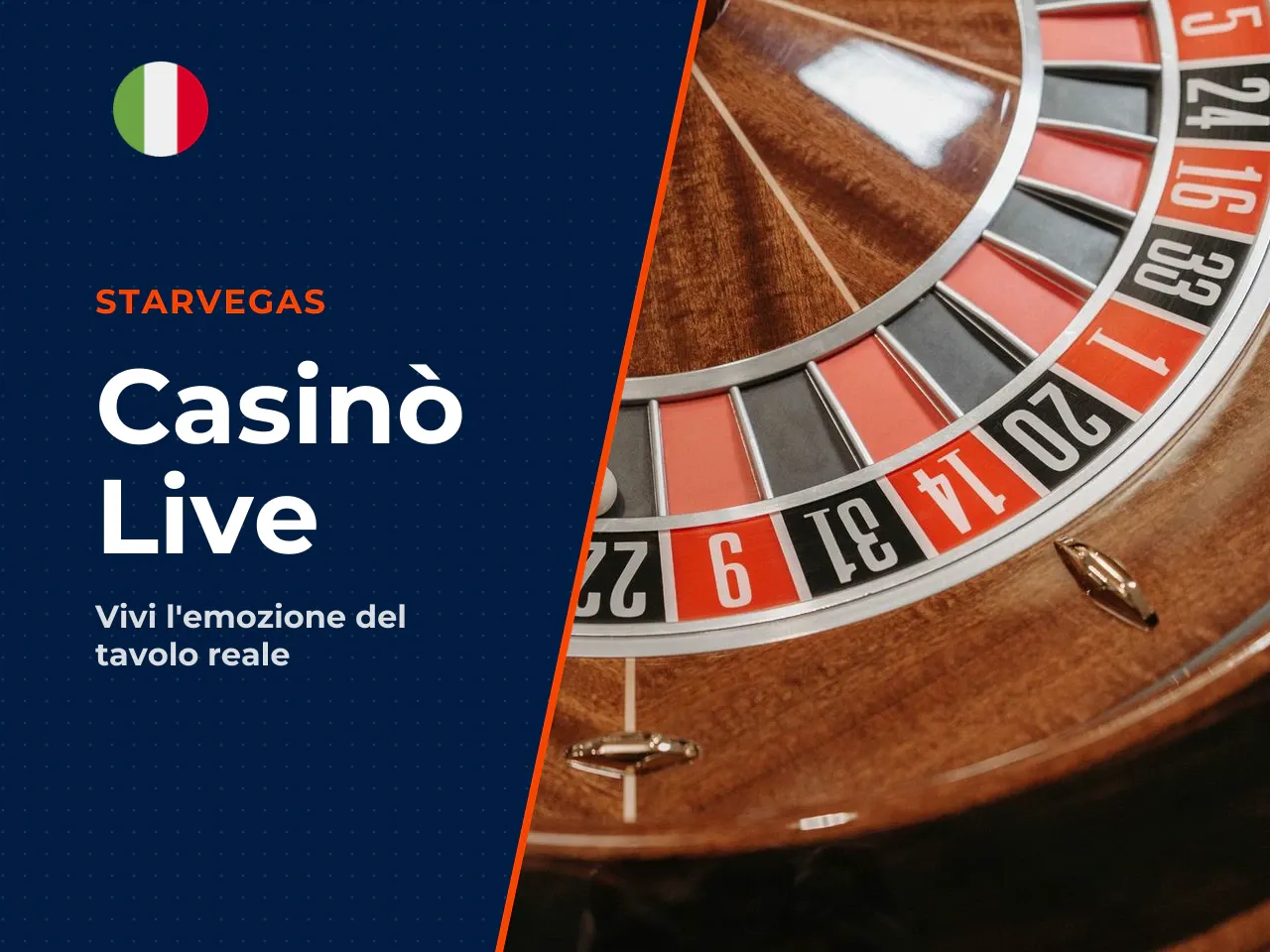 Esperienza con croupier e streaming